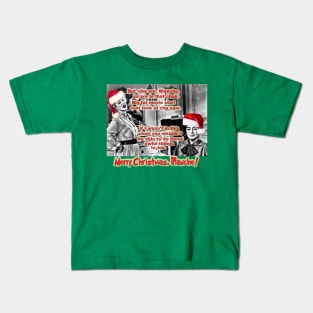 Merry Christmas, Blanche! Kids T-Shirt